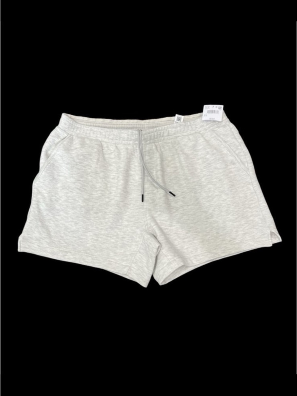NWT American Eagle AE Men’s Light Heather Gray Fleece Sweat Shorts - Size XL